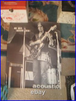 Bob Weir of Grateful Dead original Acoustic amps poster late'60s