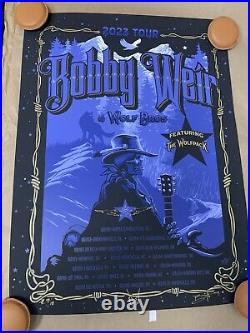 Bobby Weir and Wolf Brothers 2023 tour poster Richard Biffle AP 47/133