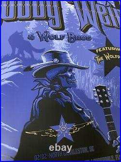 Bobby Weir and Wolf Brothers 2023 tour poster Richard Biffle AP 47/133