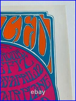 Busted Grateful Dead Original 1967 Concert Poster Signed