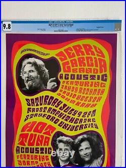 CGC Certified 1st Print BGP23 Jerry Garcia/Hot Tuna Concert Poster AOR FD AOMR