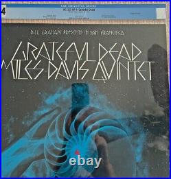 CGC Certified! 1st Printing BG227 Grateful Dead Concert Poster AOR FD