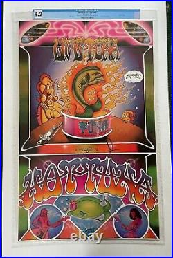 CGC Certified! 1st Printing SIGNED Hot Tuna Live AOR 4.219 Concert Poster BG FD