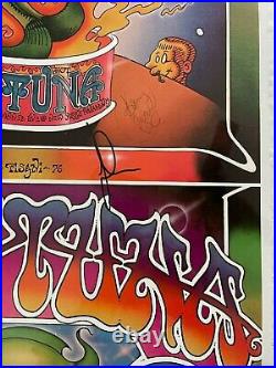 CGC Certified! 1st Printing SIGNED Hot Tuna Live AOR 4.219 Concert Poster BG FD