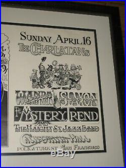 Charlatans Mystery Trend Fillmore Poster 1967