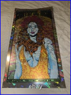 Chuck Sperry Grateful Dead Sparkle / Lava Foil Set Capitol Theatre Poster 1970