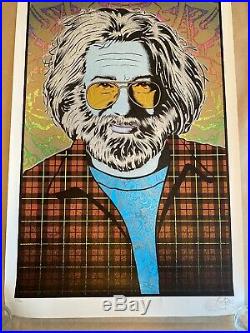Chuck Sperry Jerry Garcia Autumn 2017 Art Print Grateful Dead Poster Muses S#500