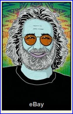 Chuck Sperry Jerry Garcia Built to Last Winter Grateful Dead S/#500 Poster Print