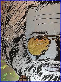Chuck Sperry Jerry Garcia Tangled Up In Blue Signed Art Print Grateful Dead
