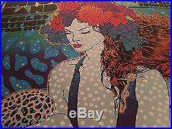 Chuck Sperry Mickey Hart Band Poster Pearl Variant Grateful Dead #/40 Mint