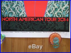 Chuck Sperry-nick Cave American Tour 2014 Poster #1906/2000 Signed-vip Pass-new
