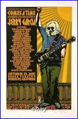 Comes a Time Poster Jerry Garcia Celebration Anastasio Weir Greek Th 2005 Rare