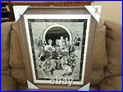 DAVID DRENNON Signed GRATEFUL DEAD FAMILY 22 x 17 Poster Garcia Lesh Framed