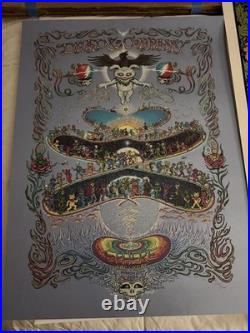 DEAD AND CO MARCH 20 2025 BLUE ETCH POSTER /600 Marq Spusta SPHERE