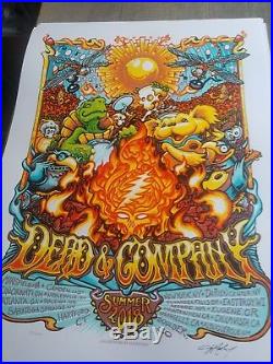 DEAD AND COMPANY 2018 Summer Tour Ltd Ed RARE New Poster! Masthay