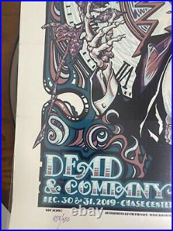 DEAD AND COMPANY Poster AJ Masthay SIGNED Numbered Chase Center San Francisco