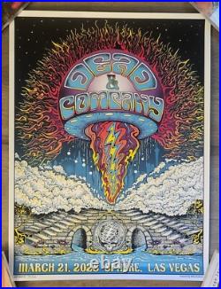 DEAD AND COMPANY Poster Sphere March 21 Vegas Limited Edition Numbered