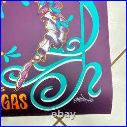DEAD AND COMPANY SPHERE VEGAS 2025 POSTER SIGNED 29/48 LE TO 24x36 Bioworkz