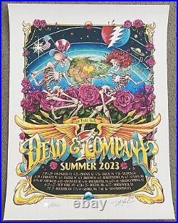 DEAD & CO COMPANY 2023 Final Tour Poster San Francisco #/5000 Signed AJ MASTHAY