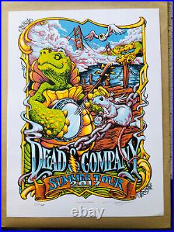 DEAD & COMPANY 2017 SUMMER TOUR Signed, Limited Silkscreen Poster Print
