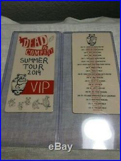 DEAD & COMPANY- 2019 Summer VIP Poster Numbered & Signed withSouvenir Ticket