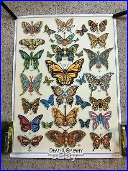 DEAD & COMPANY 2019 VIP Summer Tour Butterfly Poster Numbered and Signed