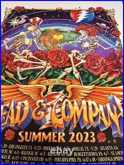 DEAD & COMPANY 2023 Final Tour Poster AJ MASTHAY