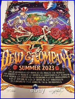DEAD & COMPANY 2023 Final Tour Poster AJ MASTHAY