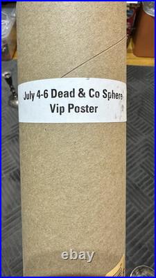 DEAD & COMPANY/ 2024/ SPHERE/ JULY 4-6/ Zazzcorp poster