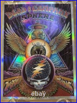 DEAD & COMPANY/ 2024/ SPHERE Residency/ EMEK Foil poster #236/435