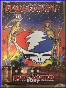 DEAD & COMPANY/ 2025/ SPHERE/ LARKIN/ Residency poster