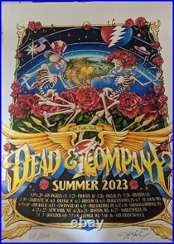 DEAD & COMPANY FINAL TOUR poster 6/10 2023 Wrigley Field Chicago #4811/5000