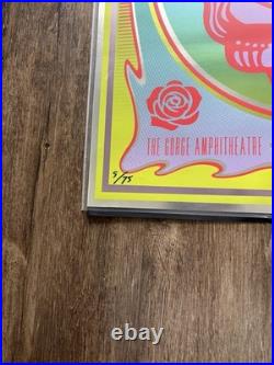 DEAD & COMPANY FOIL POSTER THE GORGE JULY 7 & 8 2023. Numbered 5 of 75. Signed
