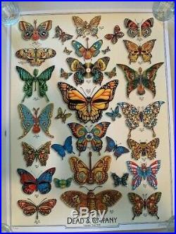 DEAD and COMPANY 2019 VIP Summer Tour BUTTERFLY Poster Signed & Numbered (#3226)