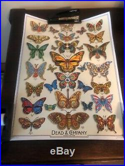 DEAD and COMPANY 2019 VIP Summer Tour BUTTERFLY Poster Signed by Artist LIMITED