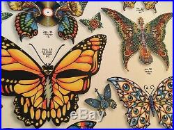DEAD and COMPANY 2019 VIP Summer Tour BUTTERFLY Poster Signed by Artist+ticket