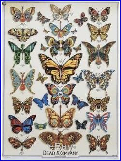 DEAD and COMPANY 2019 VIP Summer Tour Butterfly Poster. FREE SHIPPING
