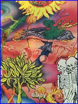 Dan Herwitt Grateful Dead Grateful Grown Poster Sunflowerform S/N xx/300 Garcia