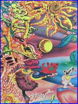 Dan Herwitt Grateful Dead Grateful Grown Poster Sunflowerform S/N xx/300 Garcia