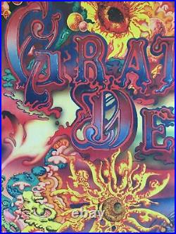 Dan Herwitt Grateful Dead Grateful Grown Poster Sunflowerform S/N xx/300 Garcia