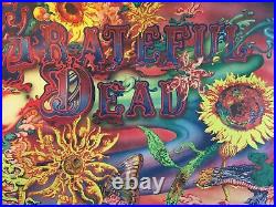 Dan Herwitt Grateful Dead Grateful Grown Poster Sunflowerform S/N xx/300 Garcia