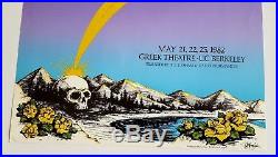 Dan Ziegler 1982 Grateful Dead Greek Theatre Rare Poster