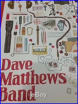 Dave Matthews Band Poster Print Gorge 2016 Landland Eads Tim Reynolds 2017 SPAC
