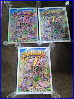 David Welker Grateful Dead Print SET Matching Numbered Edition Jerry Garcia