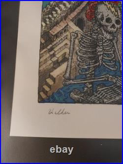 David Welker Original Version Grateful Dead Ramble On Rose #/650 18x24