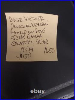 David Welker Original Version Grateful Dead Ramble On Rose #/650 18x24