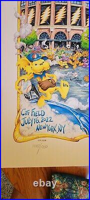 Dead And COMPANY Citi Field 7/16/22 Poster New York NY Citifield AJ Masthay 2022