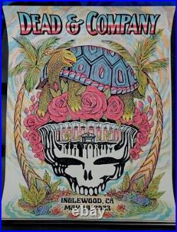 Dead And COMPANY Los Angeles Forum 5/19/23 2023 Poster zeb love Inglewood