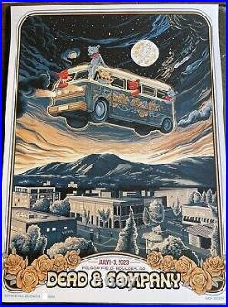 Dead And COMPANY Poster Boulder Folsom Field 7/1-7/3 2023 LE
