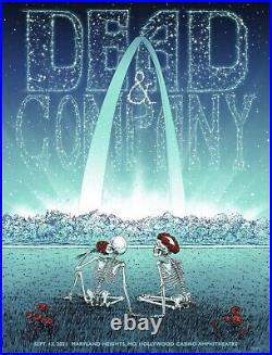 Dead And COMPANY Saint Louis MO St 9/13/21 2021 Print Poster Maryland Heights
